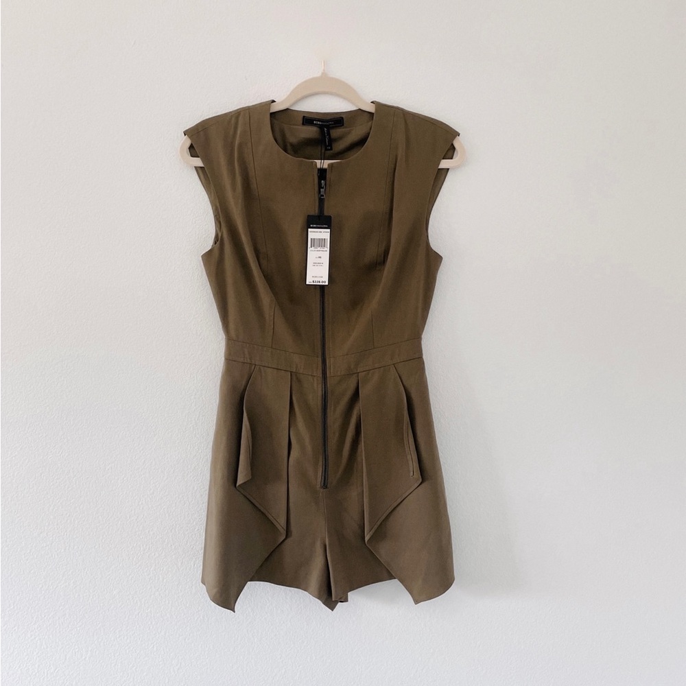 BCBGmaxazria olive green dress (NEW WITH TAG)